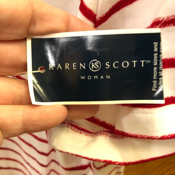 Macy’s Karen Scott Americana Shirt - Picture 4 of 5